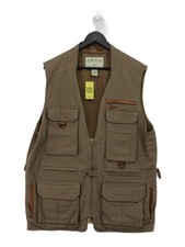 Orvis Men's Coat L Tan Cotton