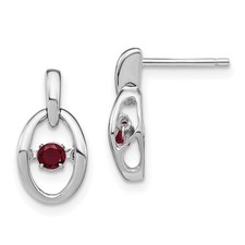 Sterling Silver Rhodium Plated