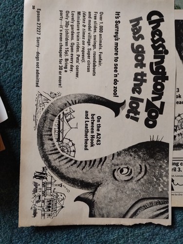 Sk274 ephemera 1972 advert - 1972,