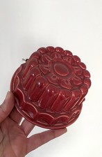 Vintage Red Jelly Mould
