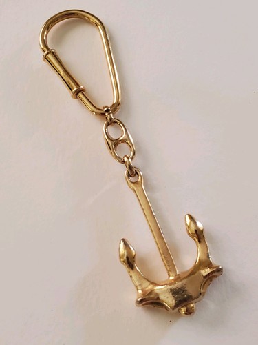 Nautical anchor keyring - nautical,