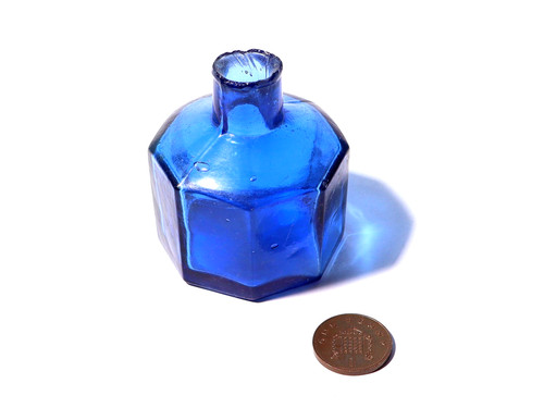 Antique 19thc ice blue - antique,