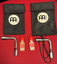Meinl Tuning Key / Conga Wrench with Lug Lube and Carry Bag x 2 percussion