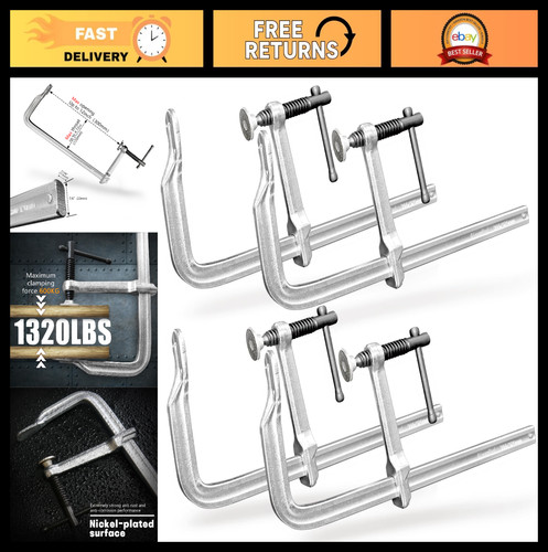 Heavy duty f - 12", f-clamps