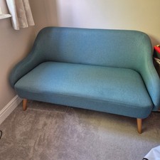 Habitat 2 seater sofa in teal