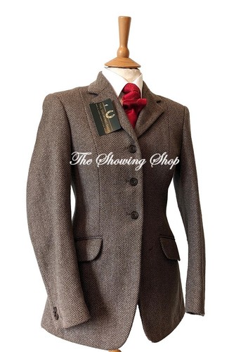 Ladies mears brown tweed - ladies,