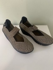 Womens Bernie MeV Shoes Eu 41/us 10 Cleopatra Woven Wedge Very Good Condition