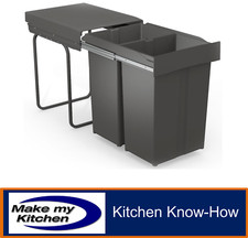 Kitchen Waste Bin Double Pull