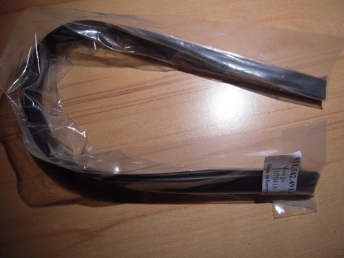 Rubber strip under - , door