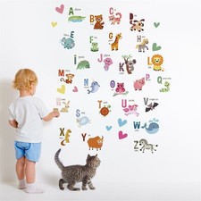 35Pcs Animal Alphabet Wall
