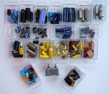 Job Lot Capacitors Various, Radio Spares, Sprague, Philips, AM, Dubilier, SAF.