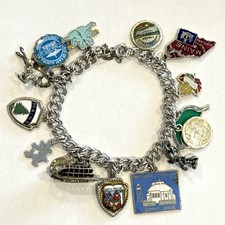 Vintage Sterling Silver Double