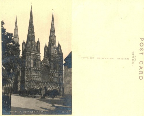 Vintage postcard lichfield - postcard,