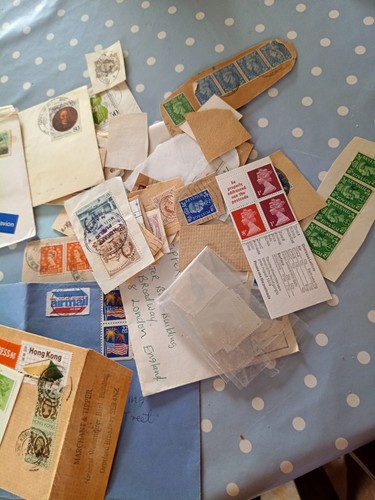 Selection old stamps and - selection,