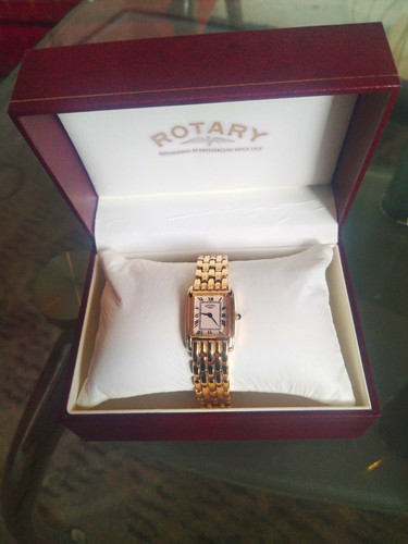 Rotary quartz rectangle gold - rotary,