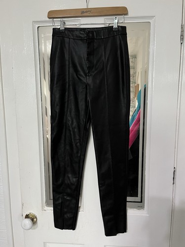Ladies faux leather - faux, trousers