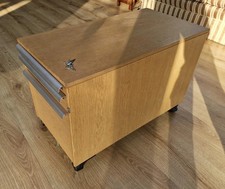 Wooden Under-Desk Filing Cabinet Drawer Unit Lockable - D82cm W42cm H55cm