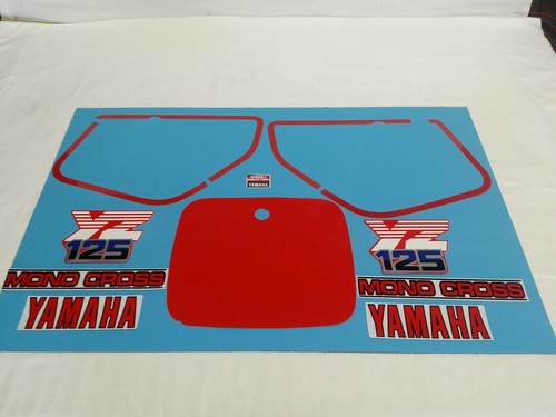 Yamaha yz125 1986 decal - yamaha,