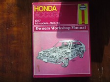 Haynes workshop manual Honda