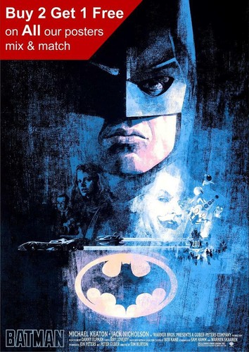 Batman 1989 movie poster a4 - movie,