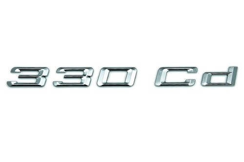 Bmw genuine rear emblem 330cd - emblem,