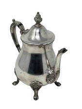 Vintage Antique Galleon Silver Plated Teapot - 23 cm / 9 inches