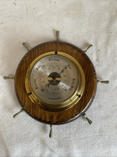 Vintage ships wheel brass - wheel,