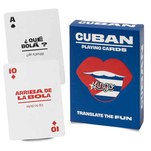 Cuban lingo playing - lingo, cards