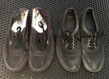 2 x pairs Vans Off The Wall trainers shoes men women UK 7 loads of life left £5