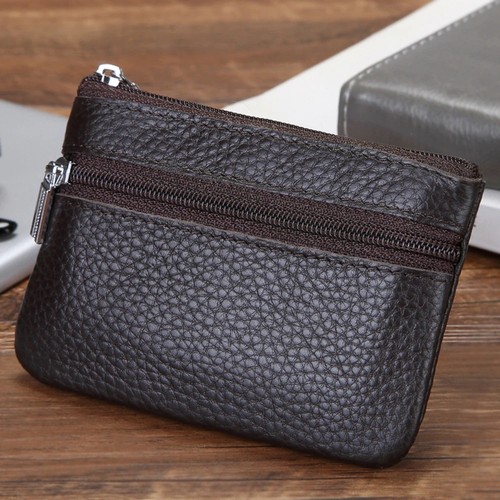 Men leather coin purse - purse, wallet