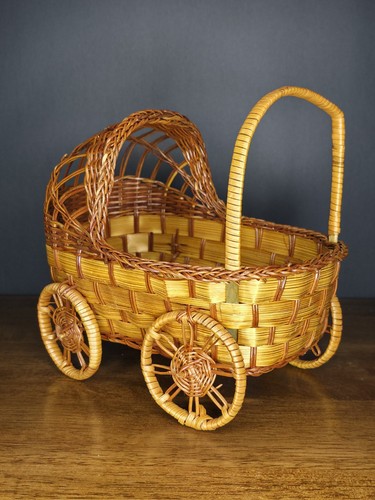Vintage wicker baby - wicker,