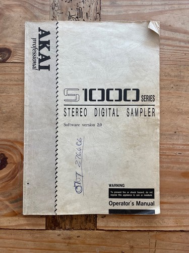Original akai s1000 sampler - akai,