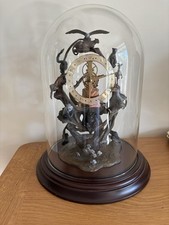 Real Bronze Guardians Of The World Clock By Franklin Mint