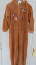 Pudsey Bear All in one Sleepsuit Age 13-14 Children in Need Blush Bear Mascot