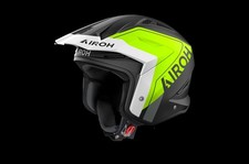 Airoh TRR2 Hunt Yellow Matt Trials Helmet Open Face Bike Beta Rev Montesa 