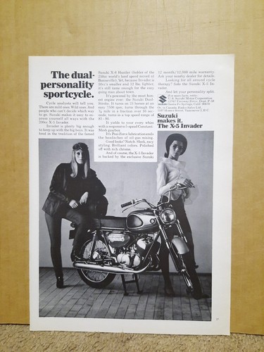 1968 suzuki invader - x5,