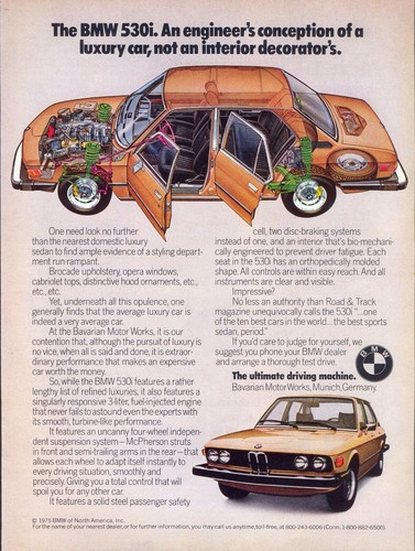 Bmw 530i car original 1970s - bmw,