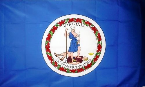Virginia state flag - u.s., 5x3