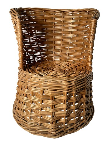 Vintage wicker rattan chair - vintage,