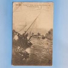 St Malo Postcard 1906 SS Hilda Shipwreck France