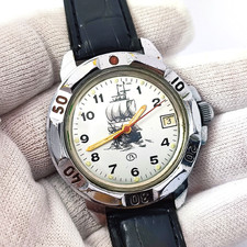 ⭐Vintage Soviet watch VOSTOK komandirskie 2414.A military made in USSR 1980s