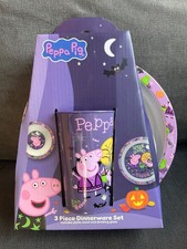 peppa pig 3 piece dinnerware