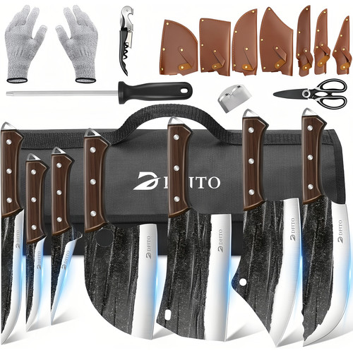 14pcs handmade hand forged - 14pcs,