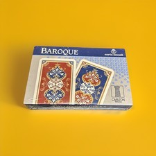 Carta Mundi Baroque Bridge Playing Cards 2 Decks Sealed Twin Pack Vintage