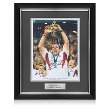 Martin Johnson Signed England