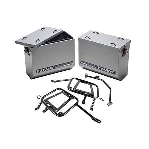 Tusk aluminum panniers with - aluminum,