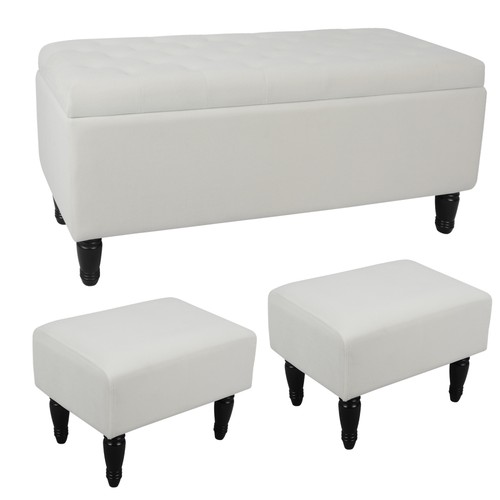 Tufted velvet storage - velvet,