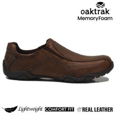 MENS LEATHER SLIP ON WALKING