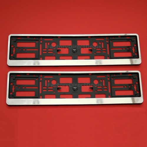 Gloss chrome number plate - chrome,