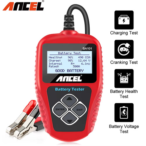 Ancel ba101 12v battery tester - ba101,
